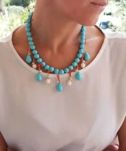 Collana con turchese_1
