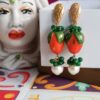Orecchini con fragole in ceramica di caltagirone 5
