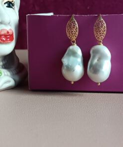 925 Bride Pearl Earrings