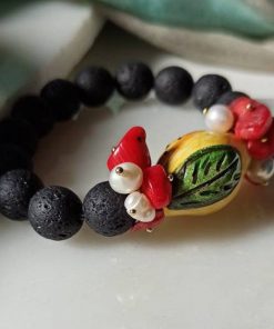 Sicily ceramic lemon bracelet