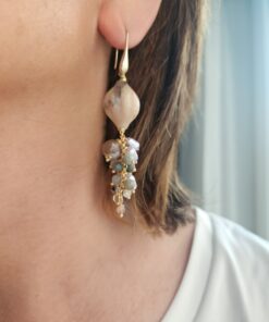 Alternative view of Rose Cluster Earrings