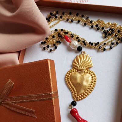 Sacred heart chain necklace_7