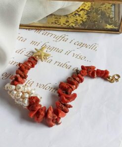 Bracciale corallo del mediterraneo