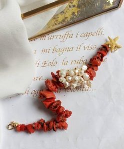 Alternative view of Mediterranean Coral Bracelet