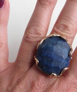 Anello in Ottone con Lapislazzulo