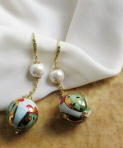 Sicily ceramic earrings