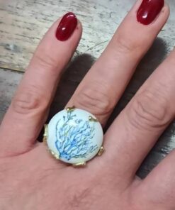 Anello siciliano in ceramica di caltagirone 3