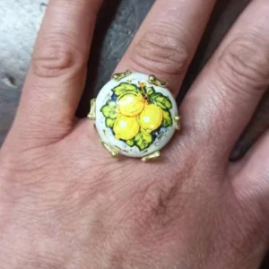 Anello siciliano in ceramica di caltagirone 3
