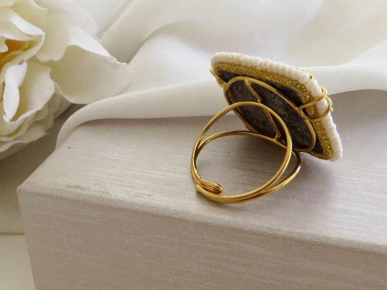 Sicily Ceramic Tile Ring - Image 4