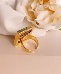 Alternative view of Sicily Ceramic Tile Ring