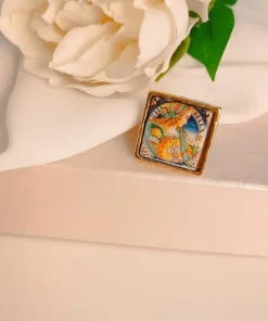 Alternative view of Sicily Ceramic Tile Ring