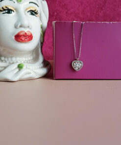 Alternative view of Collana Girocollo a Catena in Argento 925 con Cammeo Autentico di Torre del Greco