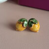 Orecchini al lobo con limoni in ceramica di caltagirone 4