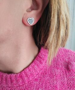 Alternative view of Orecchini al Lobo in Argento 925 con Cammei Conchiglia