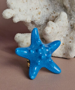 Alternative view of Anello con Stella Marina Dipinta a Mano