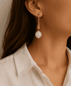 orecchini sposa con perle barocche