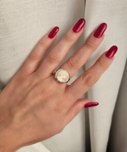 Alternative view of Lady Portrait Cameo Ring