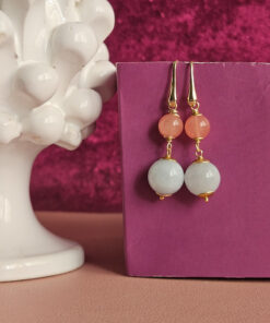 orecchini con morganite