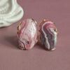 anello ovale rodocrosite