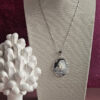 collana a catena in argento 925 con cammeo natività scolpito dalla conchiglia sardonica