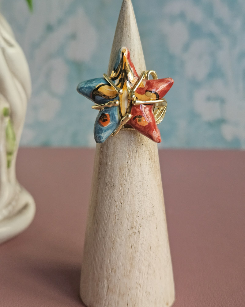 Ceramic Starfish Ring - Image 4
