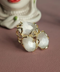 Alternative view of Anello in Ottone con Cristallo di Rocca