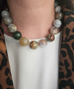 Alternative view of Statement Necklace with Rainbow Stones (Copy) (Copy) (Copy) (Copy)