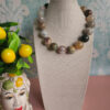 collana girocollo con agata muschiata