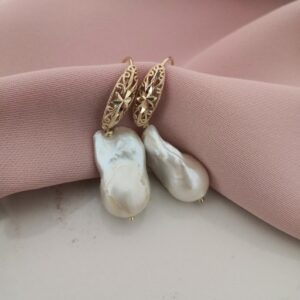 925 Bride Pearl Earrings
