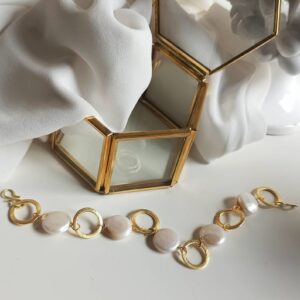 Bracciale a catena con perle