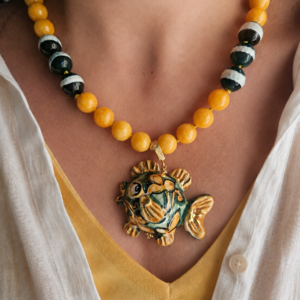 Collana Decollete con Giada Gialla