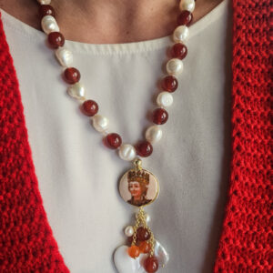 Collana Decollete con Perla
