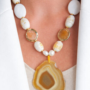Collana Décolleté con Perle di Fiume