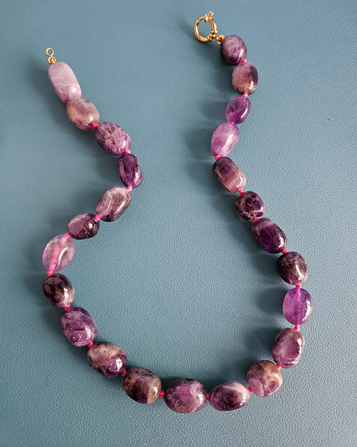 Collana Girocollo con Ametista Fossile 2