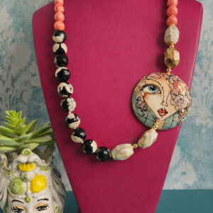 Collana Siciliana con Rodocrosite