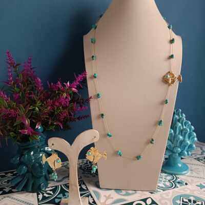 Collana a catena in argento 925 placcato Oro 1