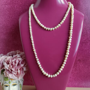 Collana charleston con perle di fiume 2