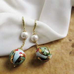 Sicily ceramic earrings
