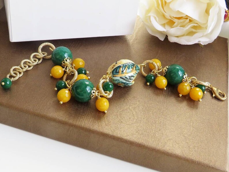 Sicily ceramic lemon bracelet 2