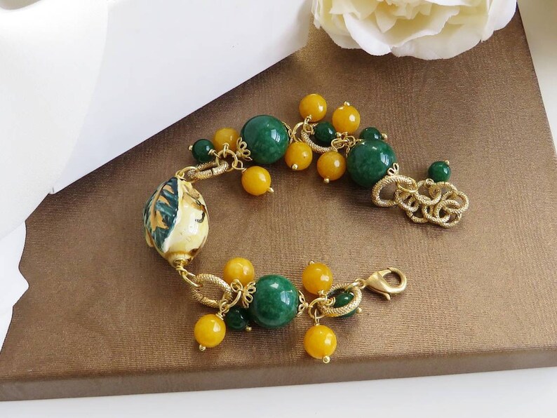 Sicily ceramic lemon bracelet 3