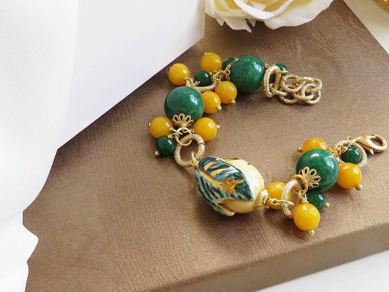 Sicily ceramic lemon bracelet 4