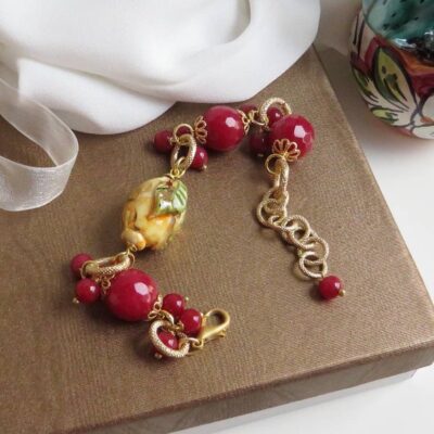 Sicily ceramic lemon bracelet