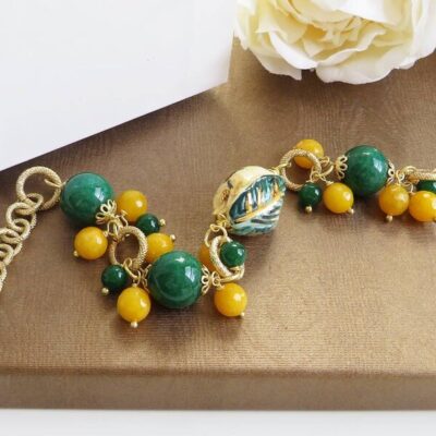Sicily ceramic lemon bracelet