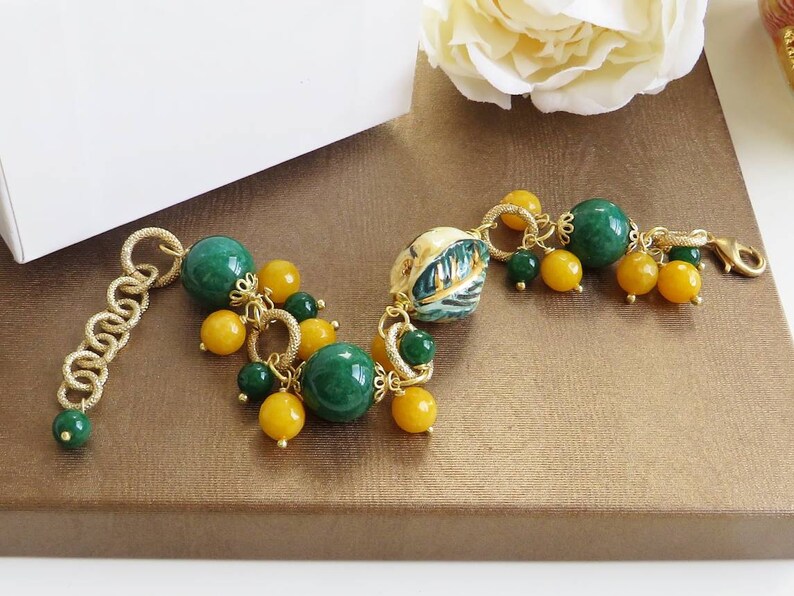Sicily ceramic lemon bracelet Sicily ceramic lemon bracelet